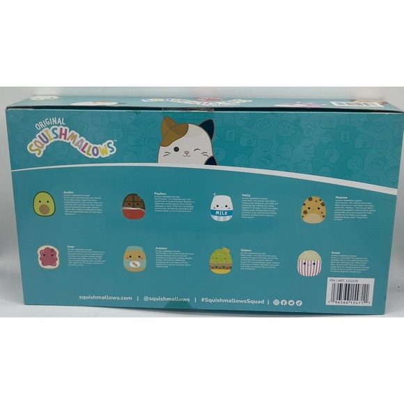 Set of 8 Squishmallows Austin Paulton Melly Neeona Iman Antoine Gideon Arnel 5" - Picture 4 of 4